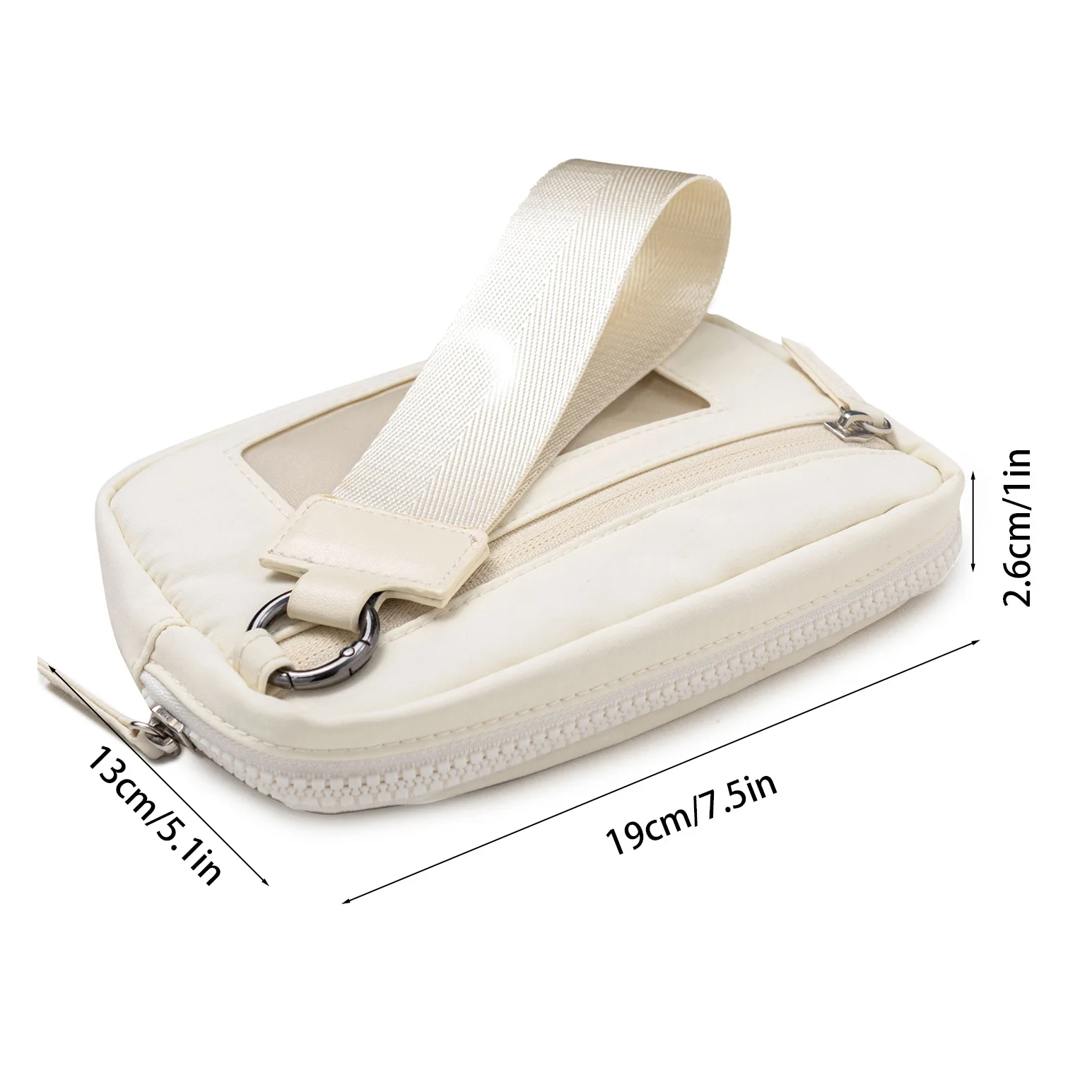 حقيبة يد نسائية شبكية - منظم نافذة PVC شفاف بسعة كبيرة مع محفظة متعددة الجيوب وتخزين أساسيات السفر واليومية