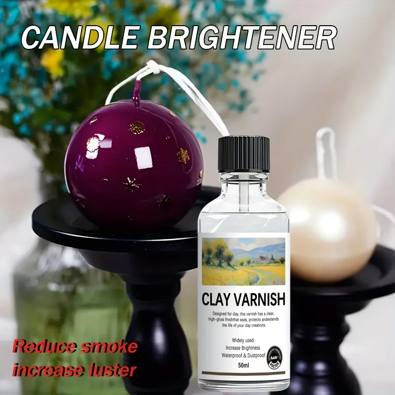 Iluminador de velas no tóxico: potenciador de brillo multiusos, reductor de humo: ideal para artistas de velas y manualidades navideñas