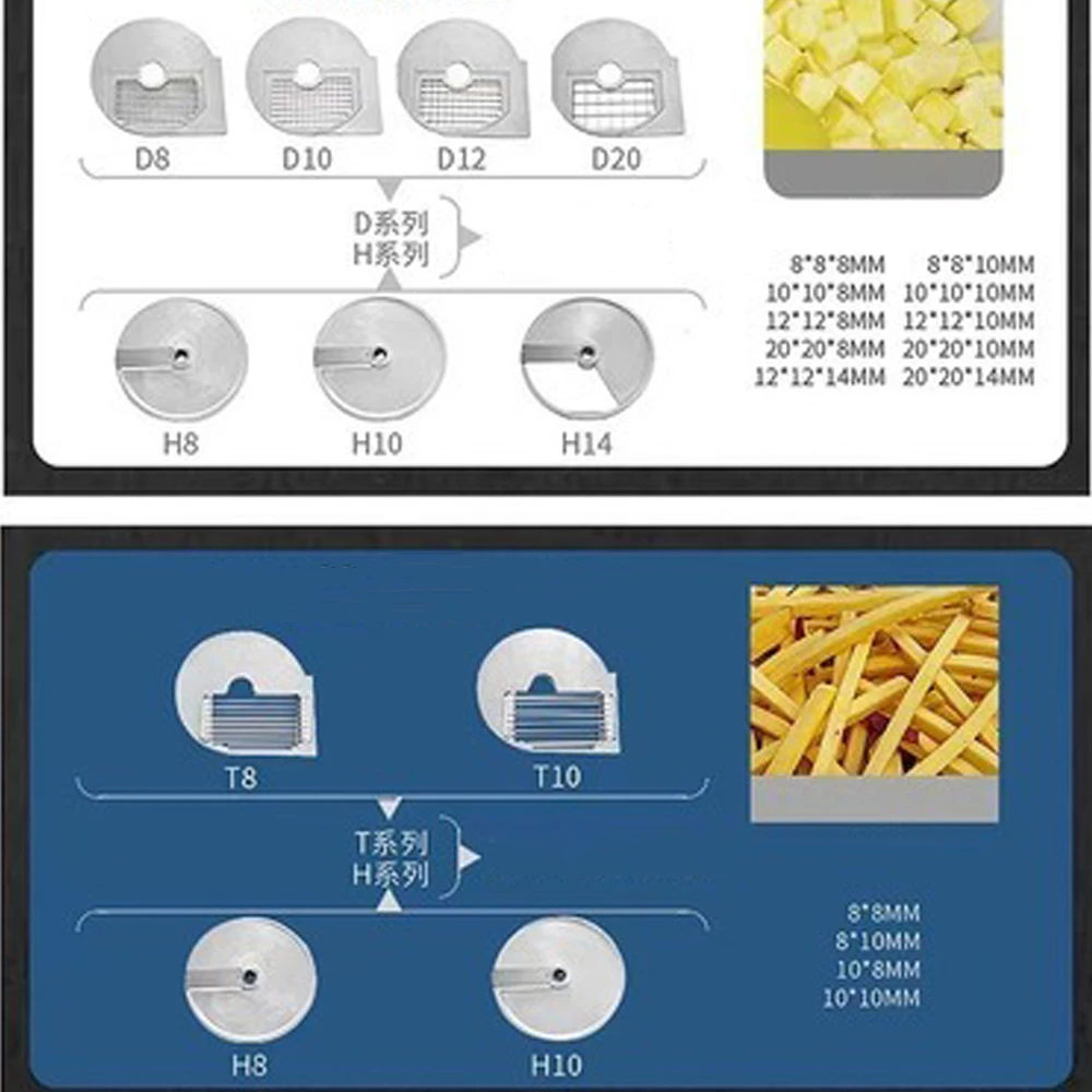 HLC-300 Vegetable Cutter Cutter Various Models Full Range of Accessories Cutter Blade Reamer Switch Screw