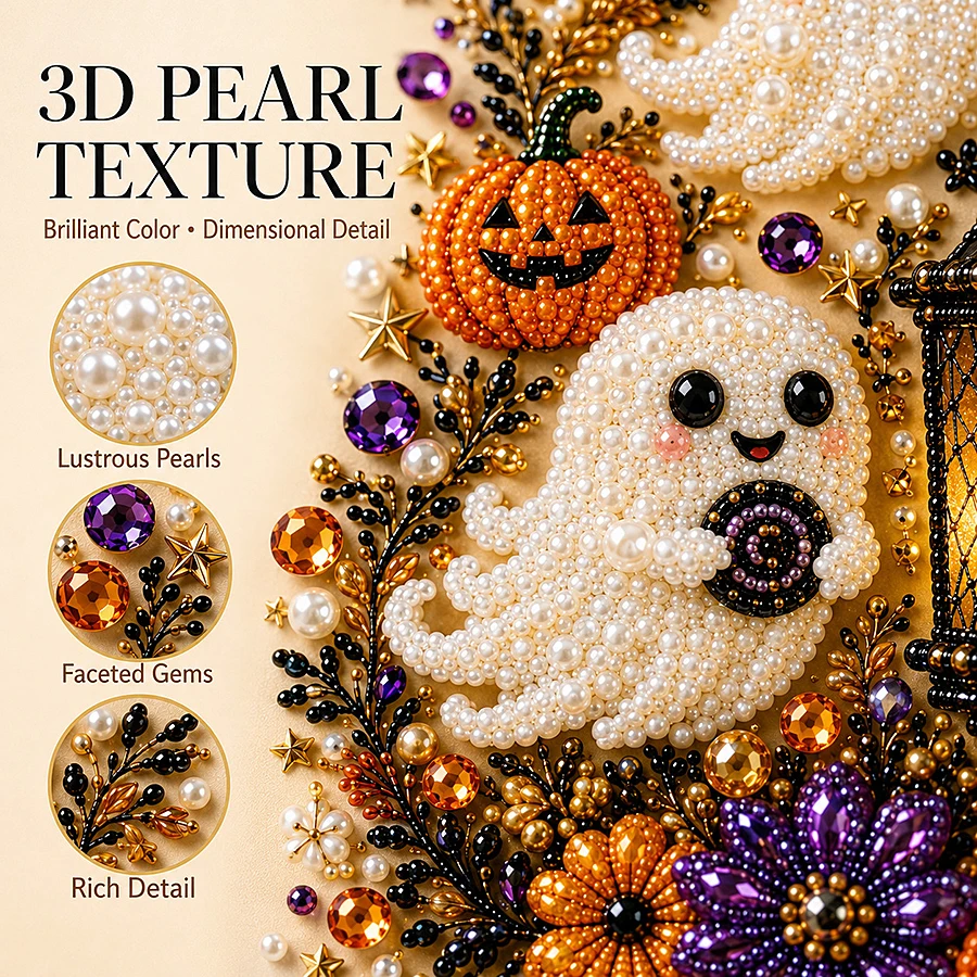 ハロウィンダイヤモンドペインティングDIYダイヤモンドアート - Art Craft Halloween のレビューと価格