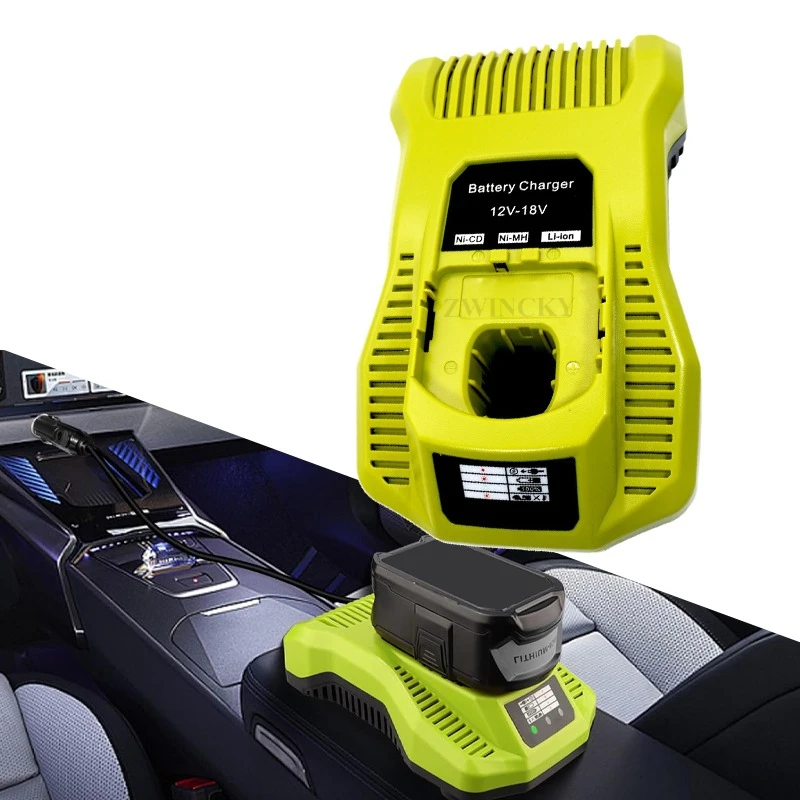 

For Ryobi Replacement Charger for Ryobi Ni-CD Ni-MH Li-ion 12V 14.4V 18V Battery P107 P108 P108 ONE+ fast charging Car Charger