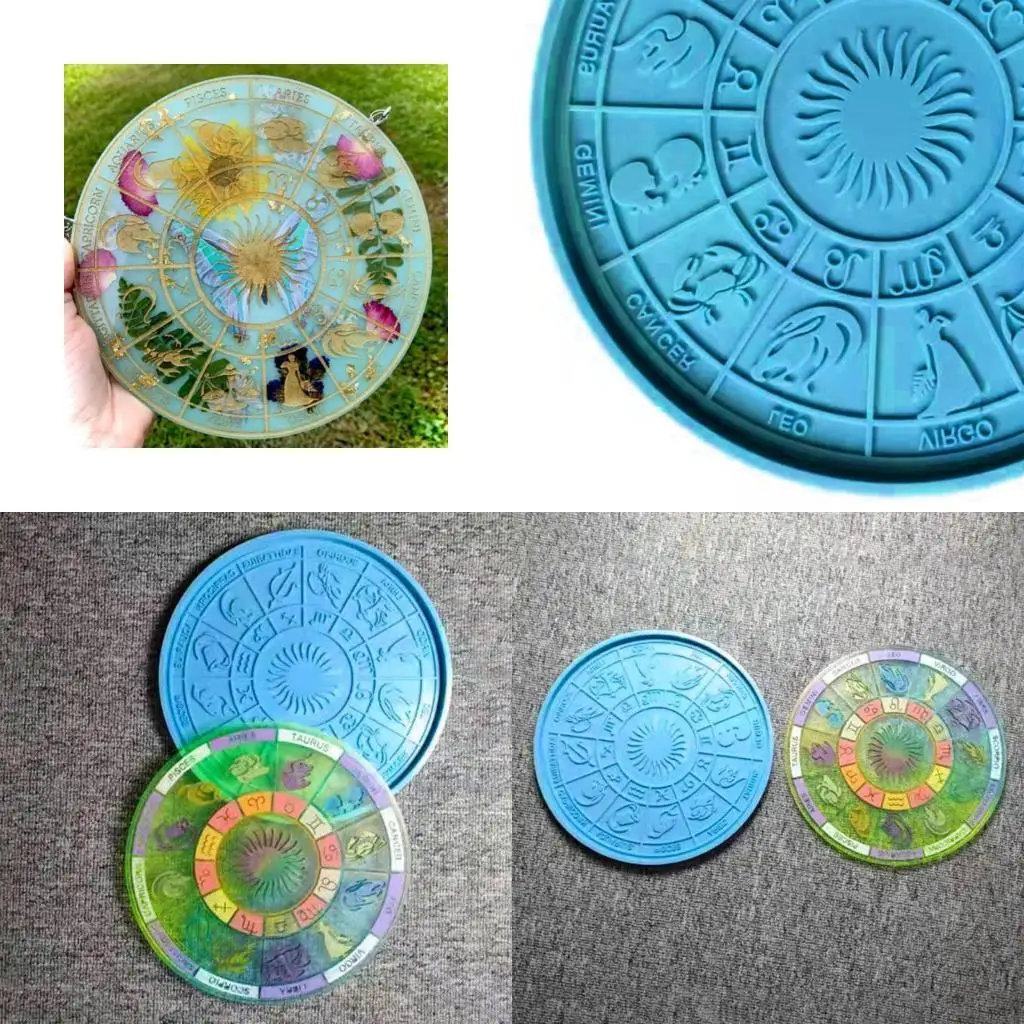 

Украшение стола, форма для астрологической доски, 12 форм для подноса для гадания созвездий