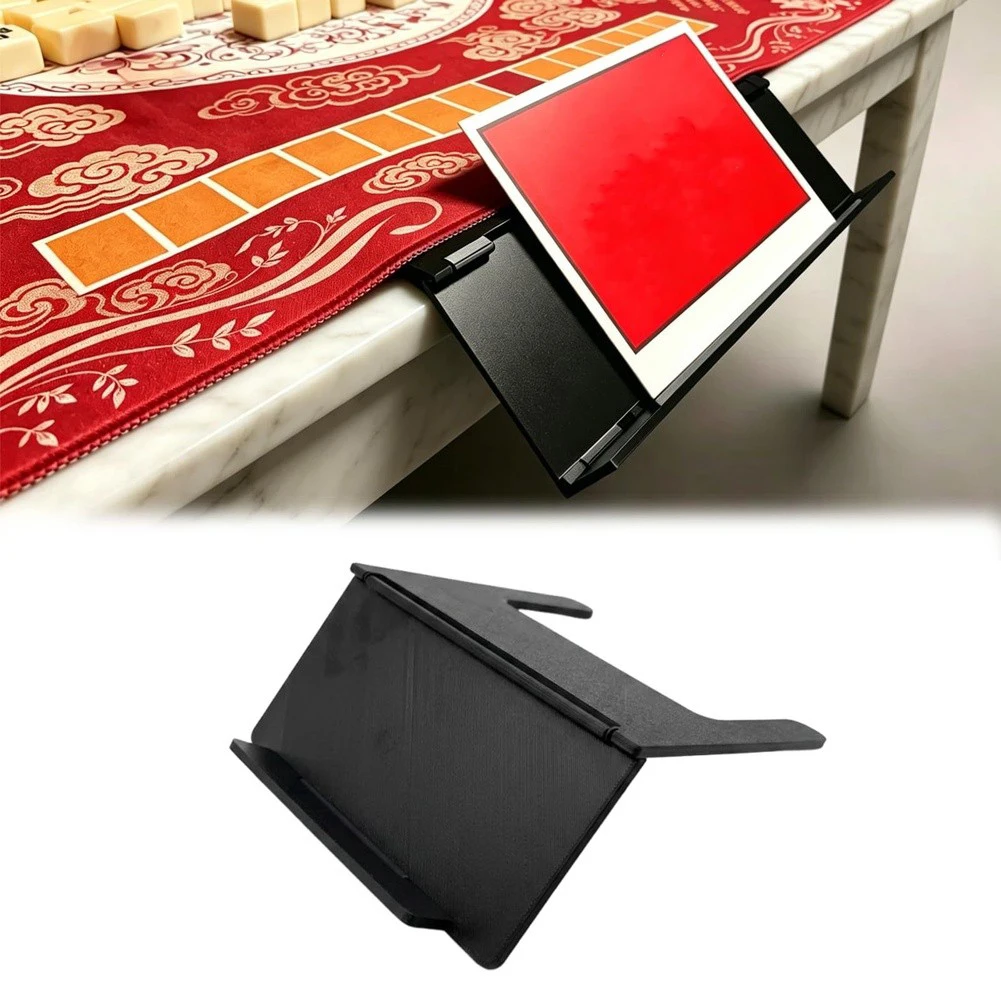 1pc For Mahjong Card Holder Space-Saving Comfortable Angled Viewing Under-Mat Slide-In Card Holder For Mahjong Decks