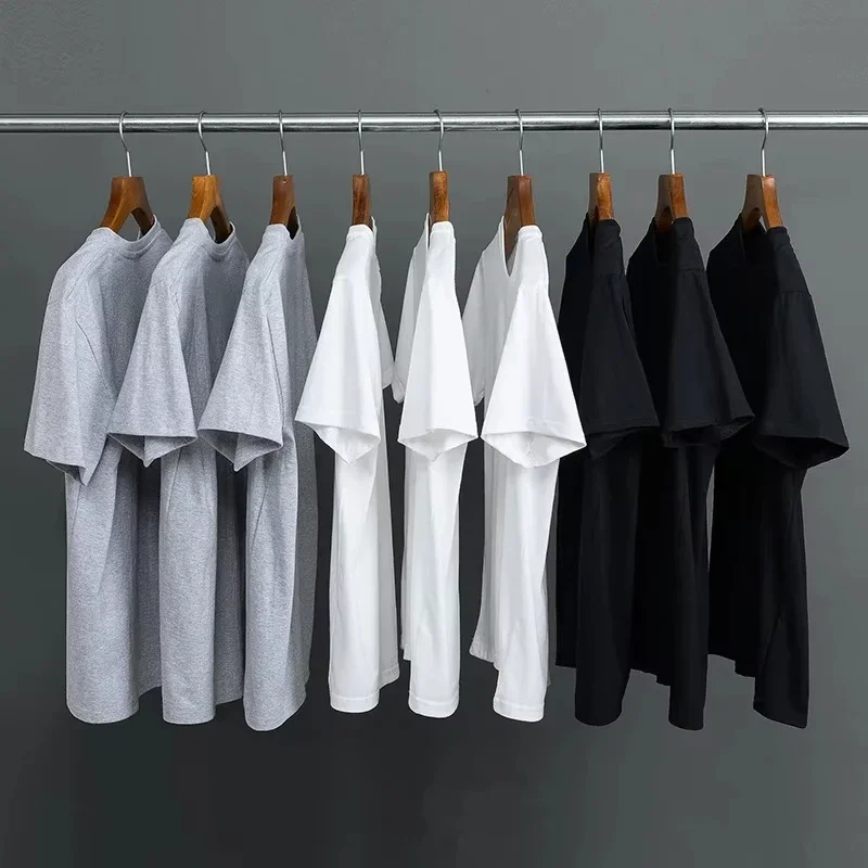 Summer Fashion Design for Procurement Products: Letter Print Design for Casual Men's and Women's American Street Style T-shirts image 5