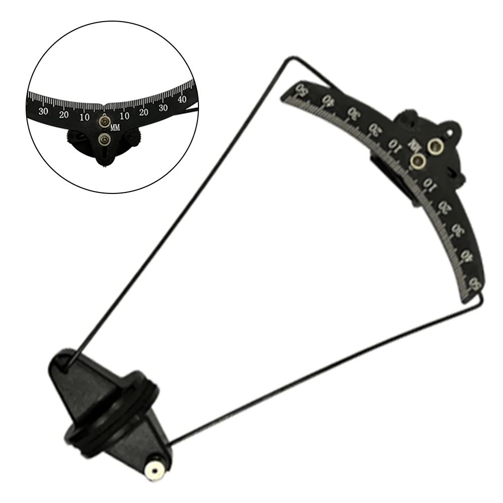 Goniometer Wing Angle Meter 0-50 Degree CNC Aluminum Alloy Inclinometer For RC Fixed Wing Aircraft Model Aileron Gauge Tool