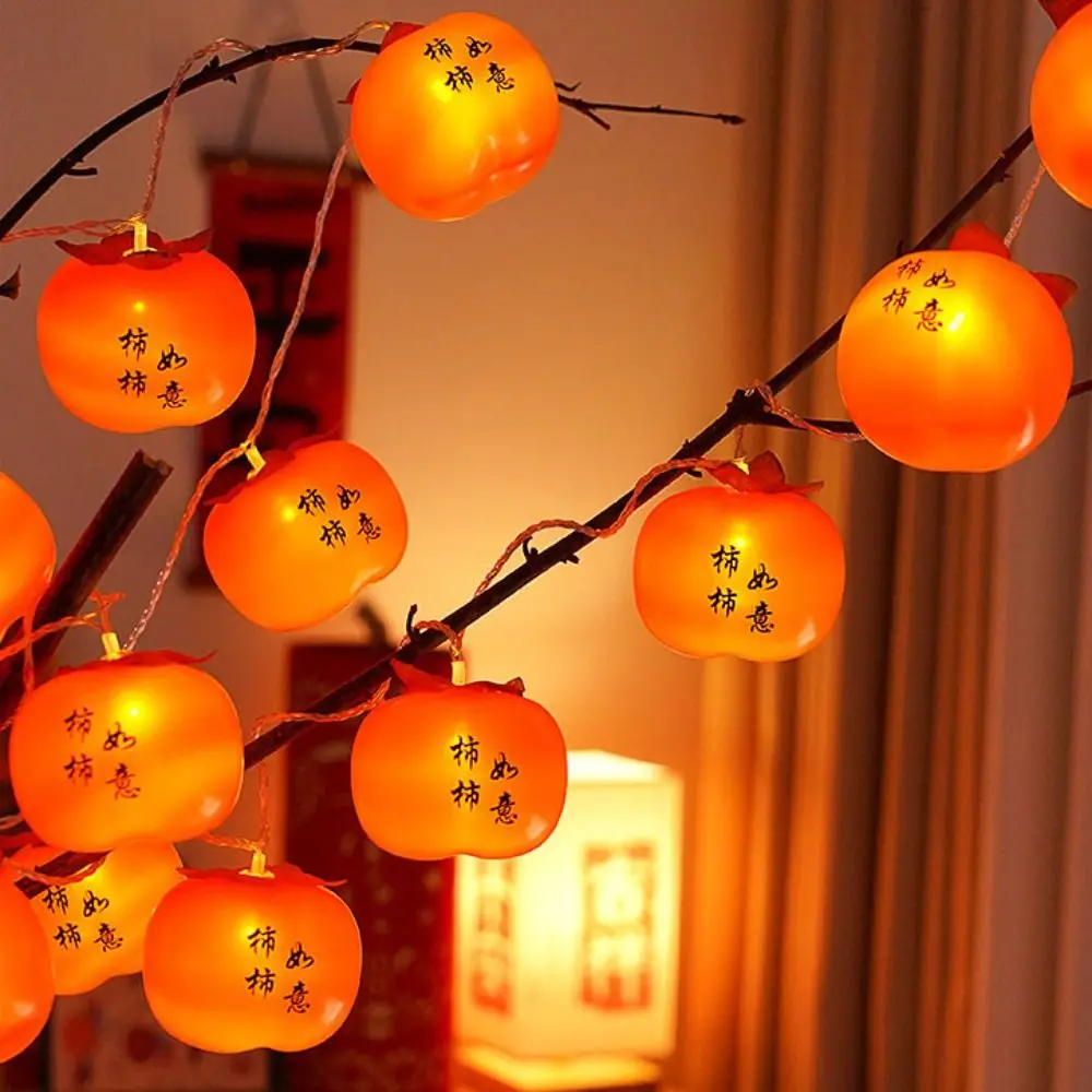 أضواء LED مقاومة للماء Ruyi موفرة للطاقة LED 20 فوانيس حمراء فائقة السطوع تعمل بمنفذ USB ضوء البرسيمون ديكور خارجي #4