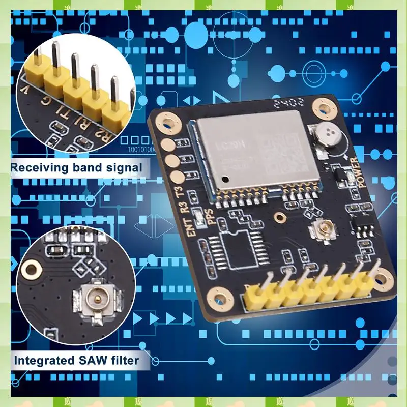2025 High Precision RTK Base Station Board Quectel LC29H Dual Frequency L1/L5 Positioning Module Output RTCM Data,High Precision