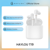 HAYLOU T19 Wireless Charging TWS+ Bluetooth Headphones Smart Noise Cancelling APTX Infrared Sensor Touch Wireless Earphones