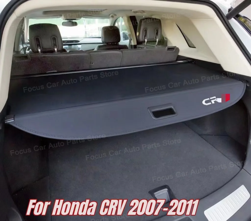 For Honda CRV 2007-2011，Privacy Screen Retractable Trunk Cover Luggage Shield Shade Cargo Cover Auto Accessories