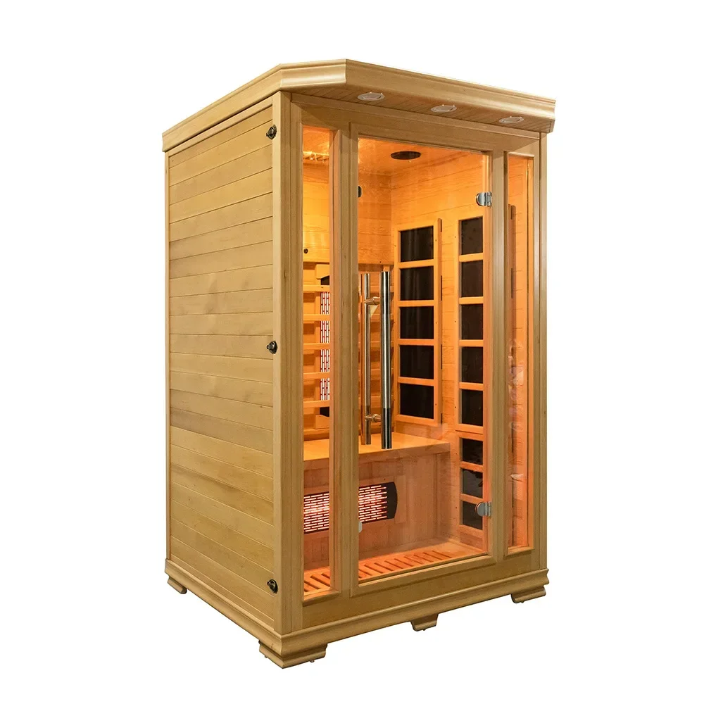 Luxury indoor sauna full spectrum heating near infrared sauna sweat room