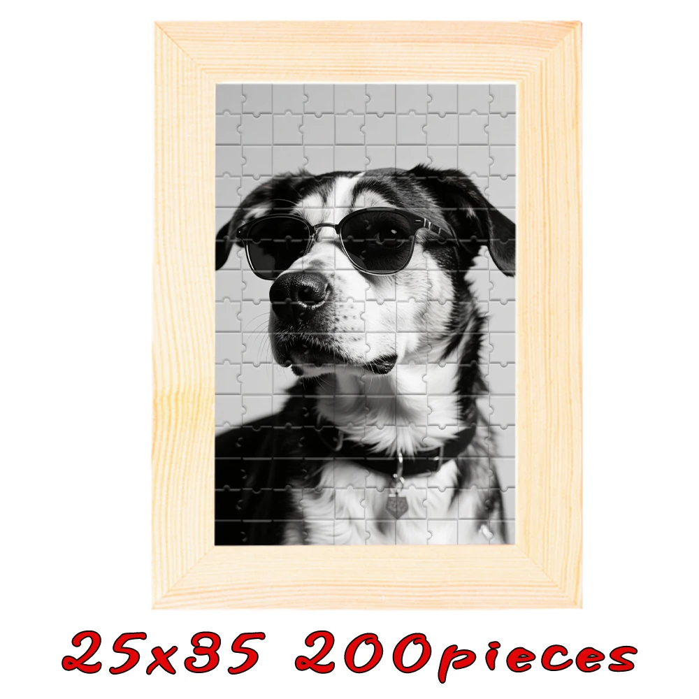 Custom Framed Wooden Puzzles, Personalized Gift Idea