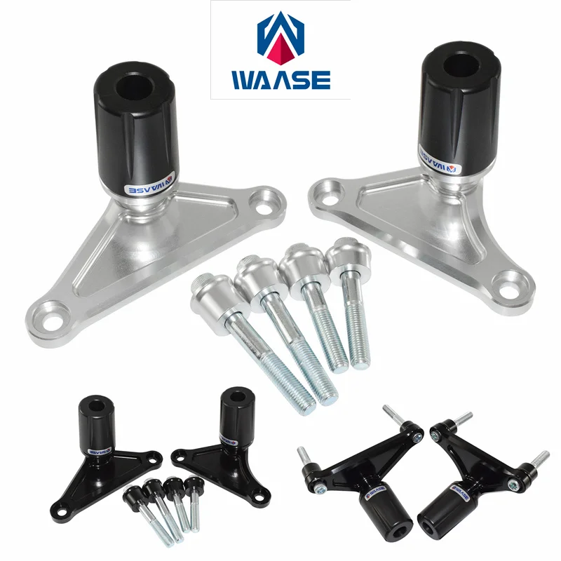 WAASE Engine Crash Pads Frame Sliders Fairing Guard Protector For Suzuki GSXS GSX-S 950 1000 1000F 1000GT 1000S katana 1000