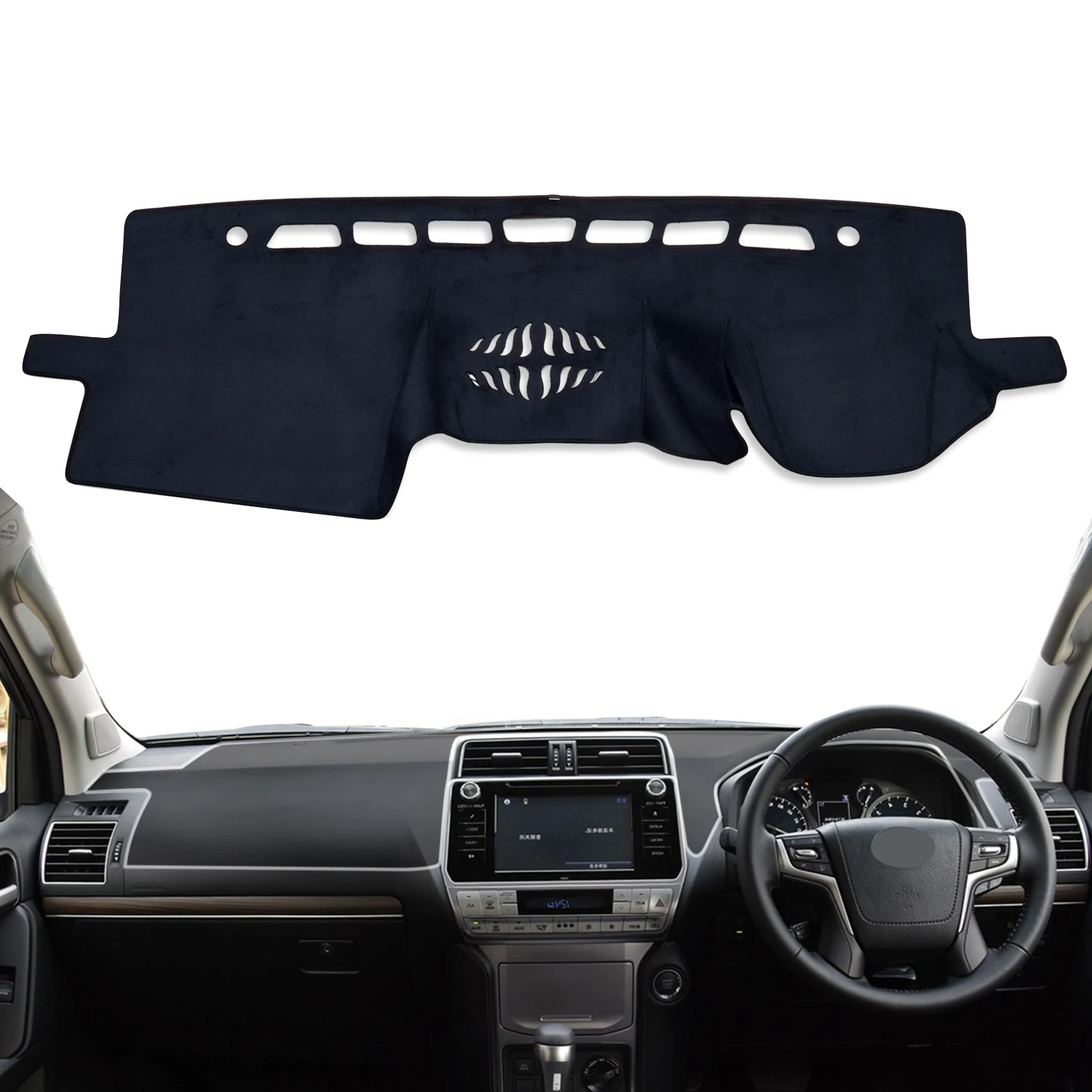 for Toyota Land Cruiser Prado J150 Series Dashboard Cover Pad GX GXL 2013 - 2020 Dashmat Dash Mat Protective Carpet