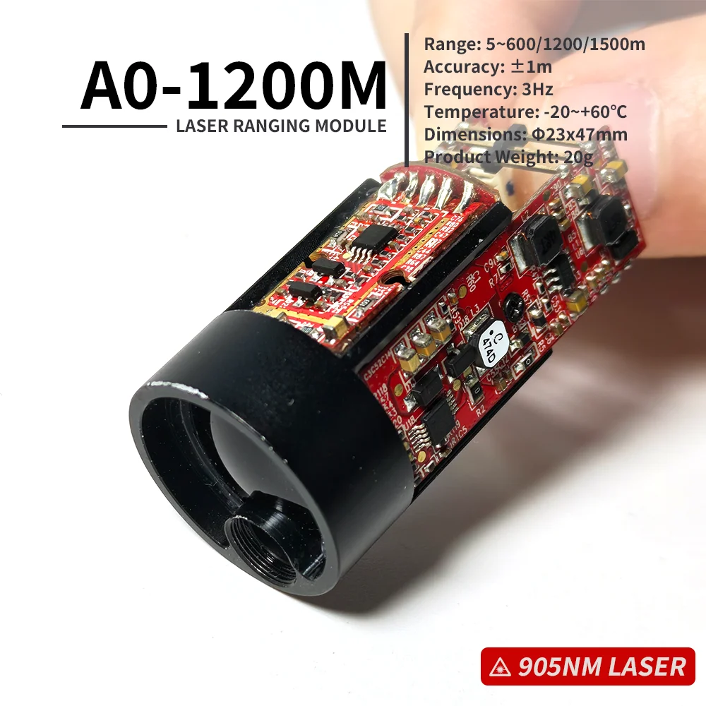 Wholesale Laser Rangefinder Module For UAV 1000m Laser Distsance Sensor Laser Ranging Sensor For Avoid Obstacle
