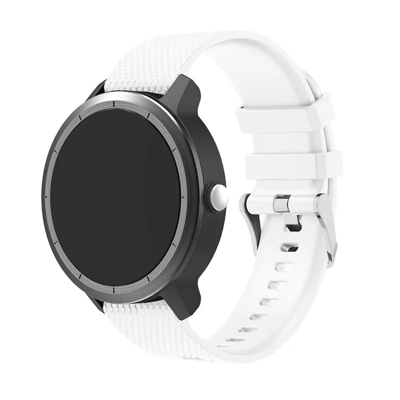 Buntes Weiches Silikon-Ersatzarmband für Garmin Vivoactive3 Vivomove HR Smart-Armband für Garmin Vivoactive 3 Uhrenarmband – Detail 4