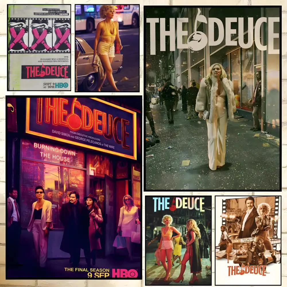 Poster  HD art sticky wall waterproof home living room bedroom bar aesthetic decoration T-The Deuce Movie