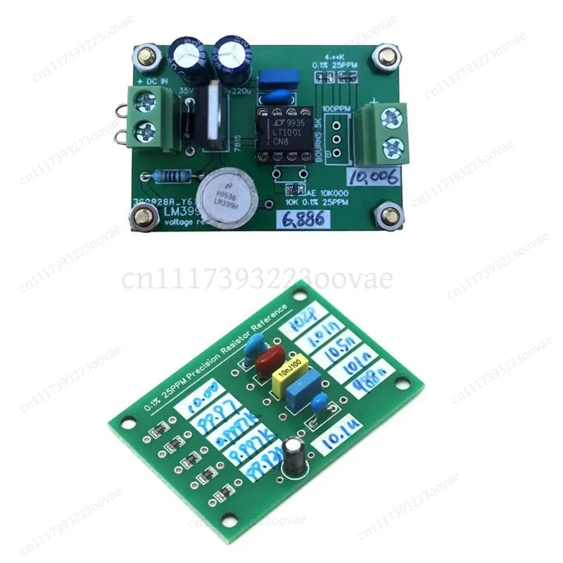LM399 10V Precision Voltage Reference Board for Multimeter Calibration, Standard Resistor Capacitor Replacement Part