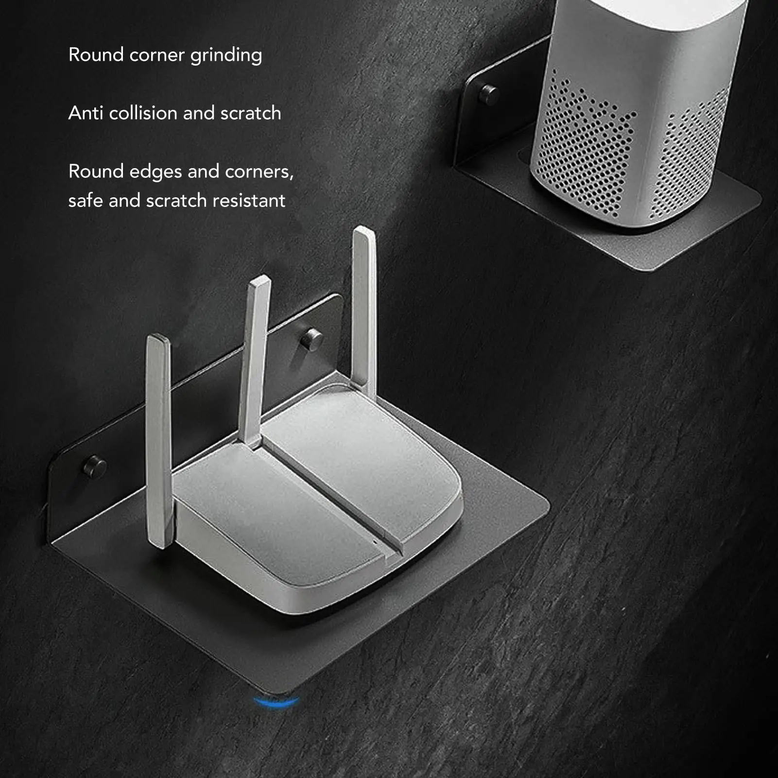 رف تخزين لرف الصندوق العلوي للتلفزيون المقاوم للتآكل لتصميم توفير مساحة غرفة النوم #5