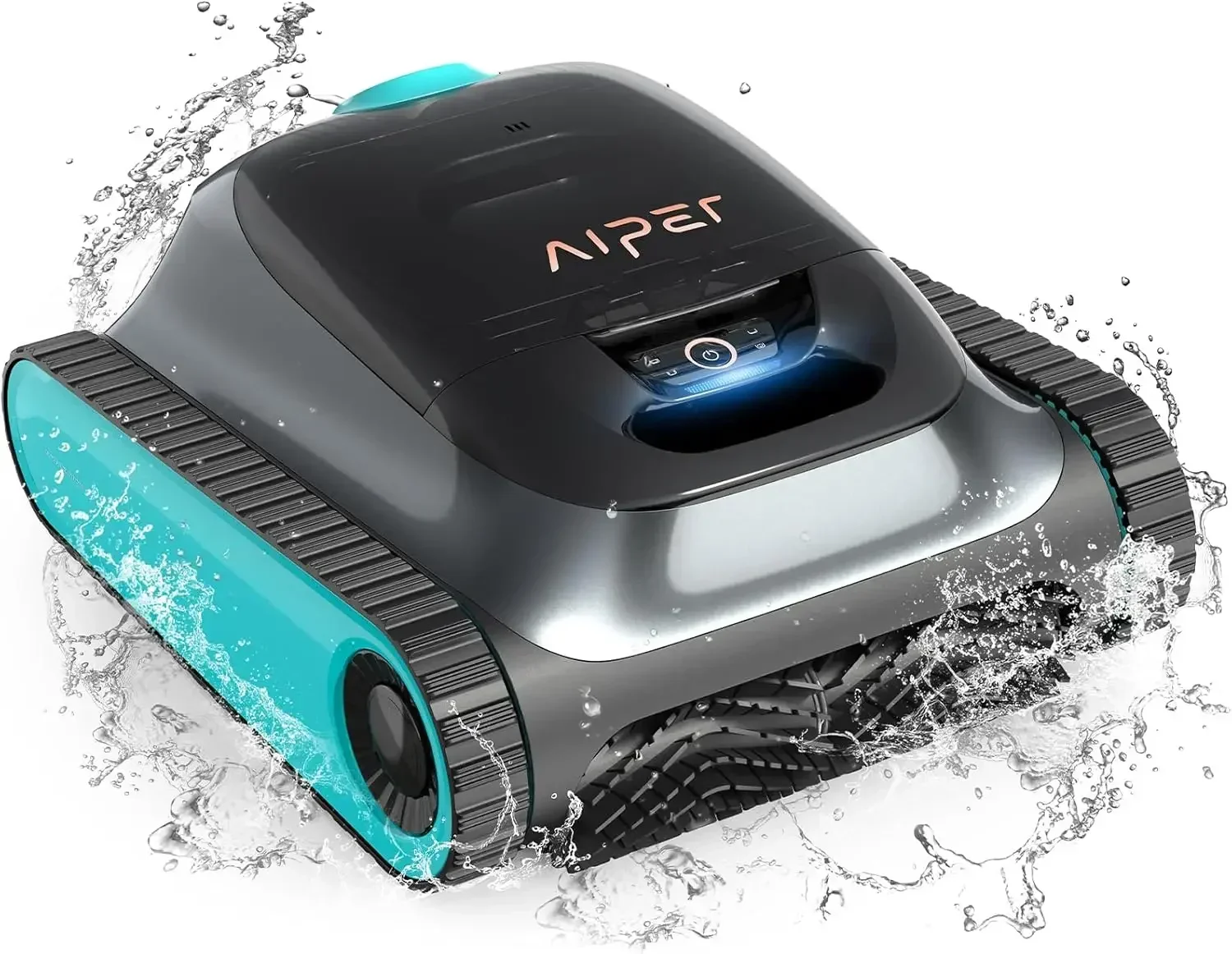 AIPER Scuba S1 Cordless Robotic Pool Cleaner, Pool Vacuum for Inground Pools, Wall and Waterline Cleaning, WavePath 2.0 Smart