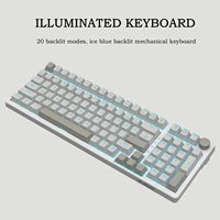 AJAZZ AK992 mechanical keyboard wired-retro color-red switch98