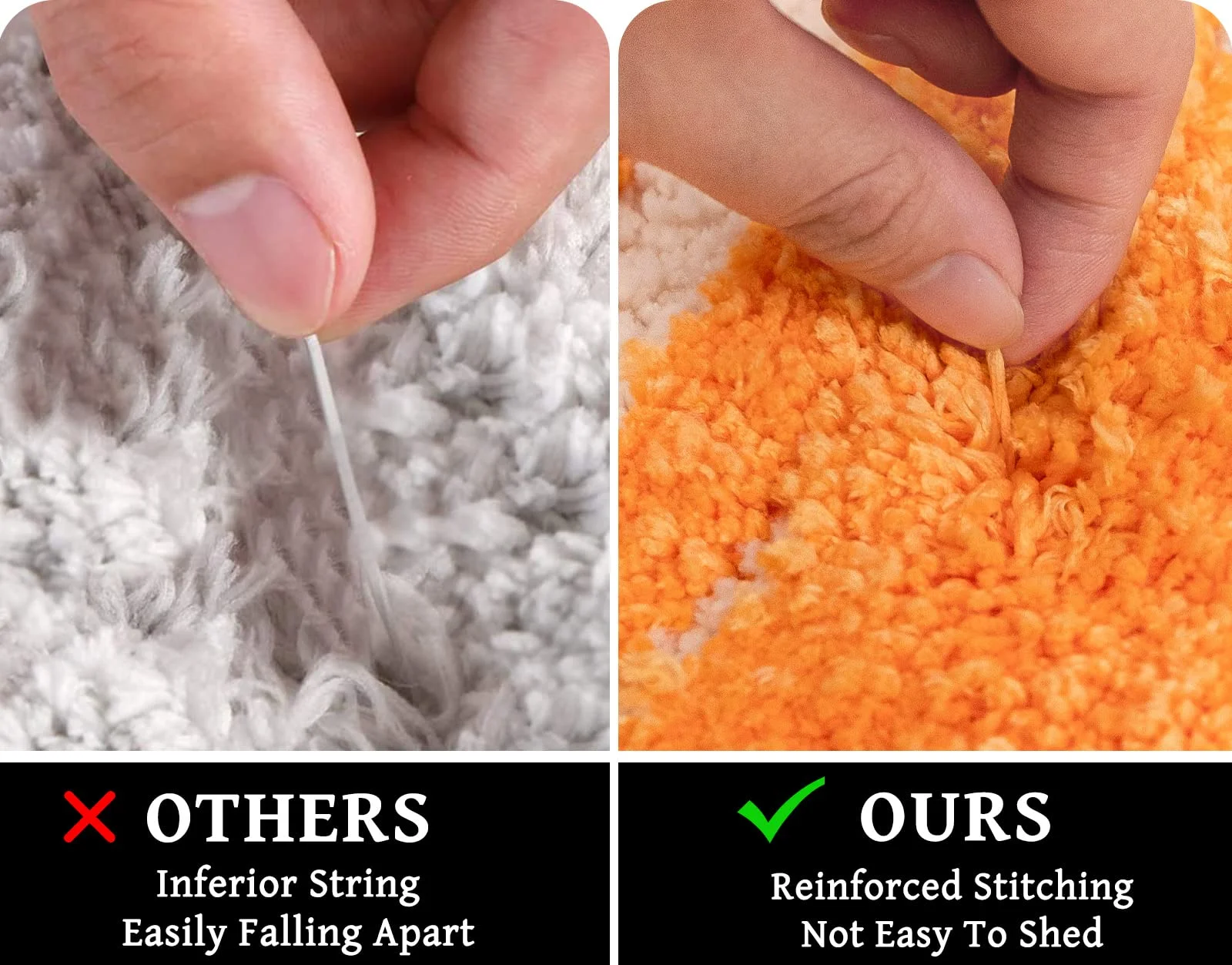 VIKAMA Get Naked Bath Mat، أصفر، مضحك لطيف لديكور الحمام، سجادة ناعمة من الألياف الدقيقة غير قابلة للانزلاق وقابلة للغسل في الغسالة ومقاومة للماء