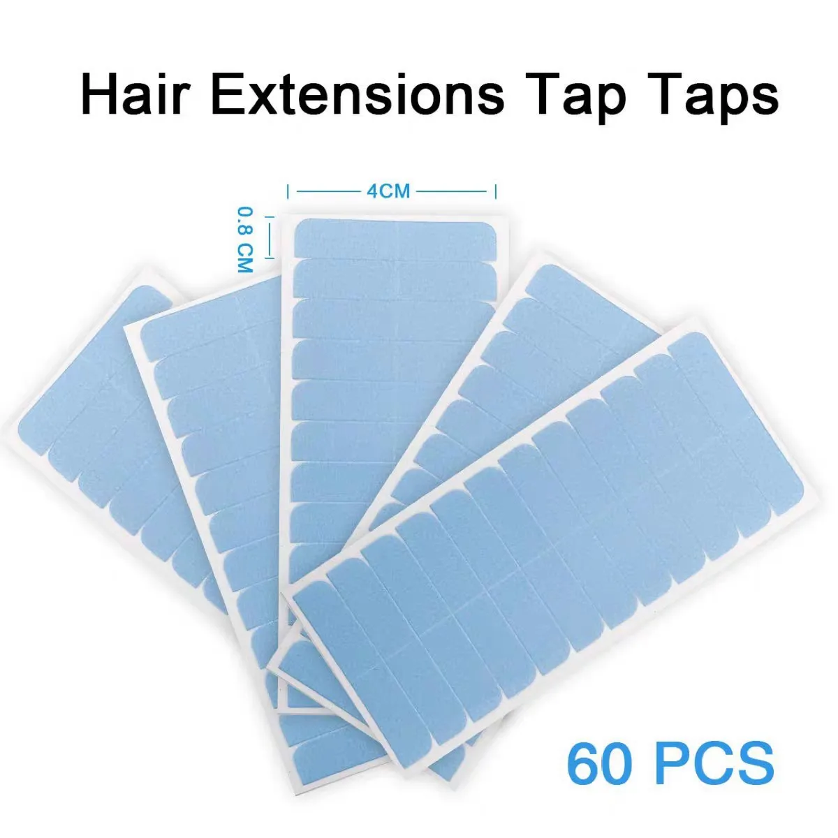 

Hair Extension Replacement Tape Wig Double-sided Adhesive Tapes American Blue Tape Hair Extension Tapes 4x0.8cm