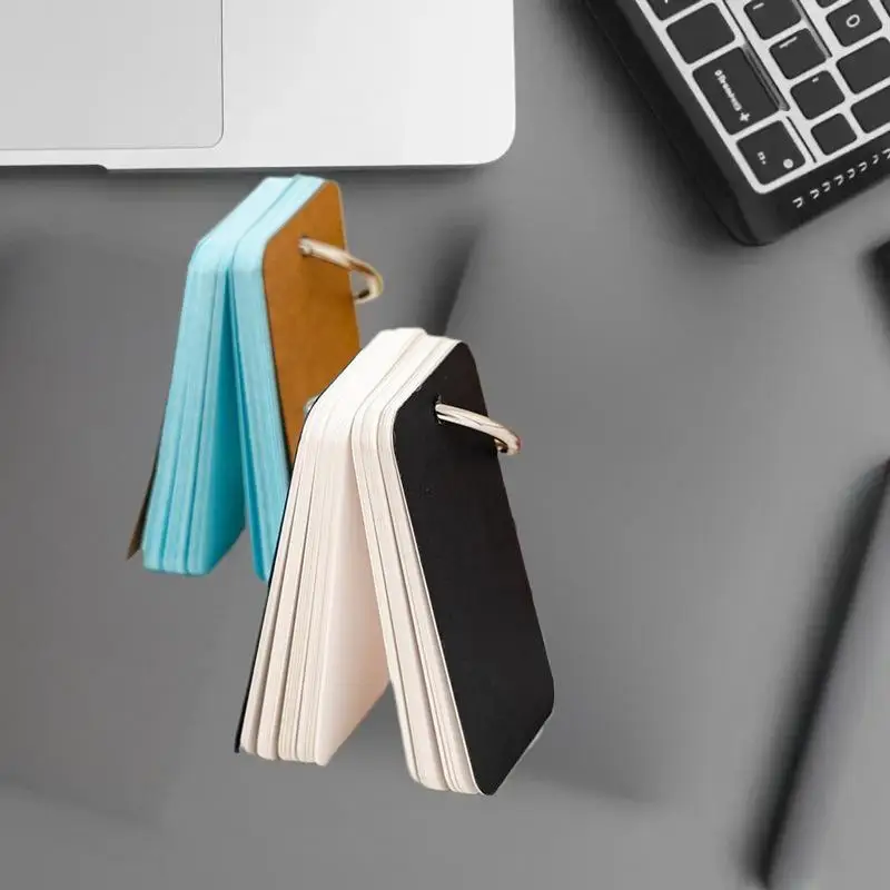 50/100PCS 컬러 빈 크래프트 종이 카드 공예 카드 종이 비즈니스 메시지 카드 플래시 카드 빈 학습 연구 DIY Memor