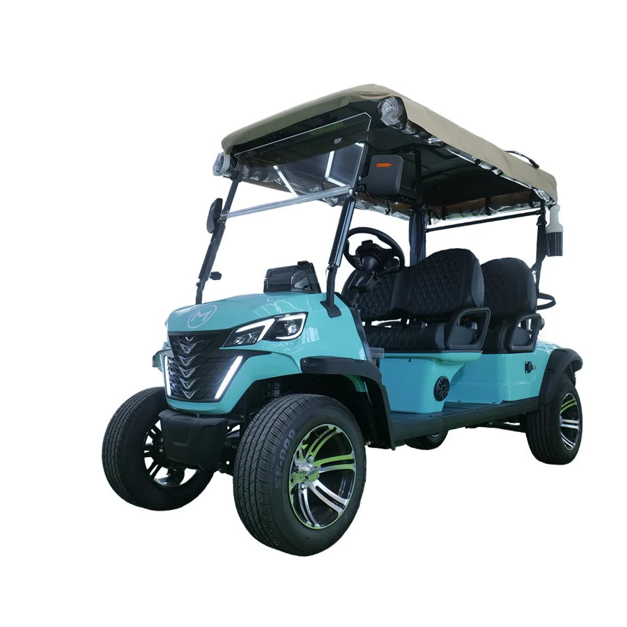 CE Approved Cheap Club Golf Lithium Battery Adults Scooter Solar Panels 5000W motor 4 Seat Electric Golf Cart