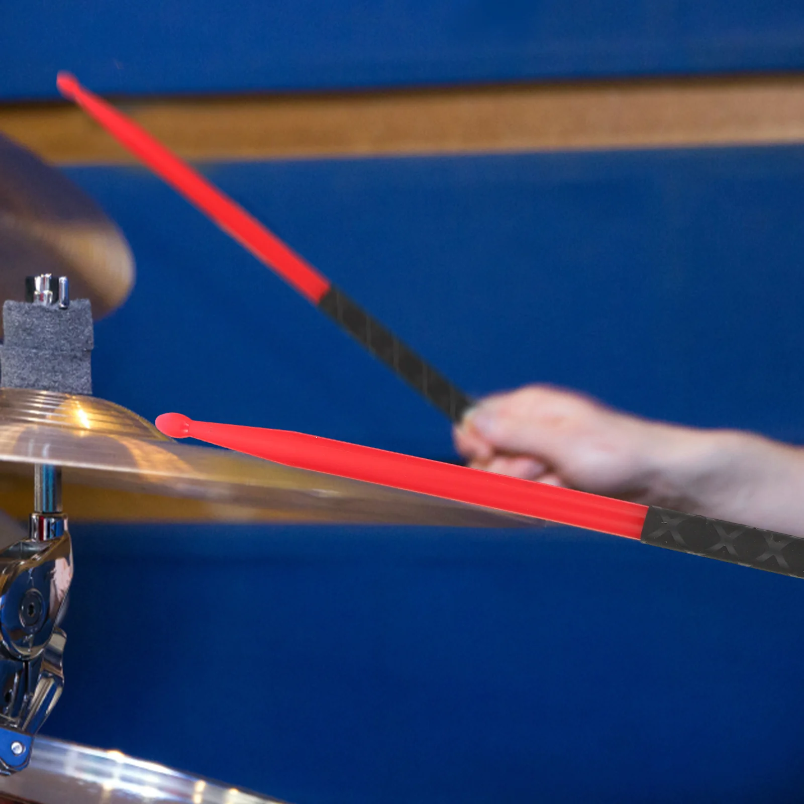 Baquetas rítmicas Instrumentos de tambor de marcha electrónicos de percusión ligera de plástico