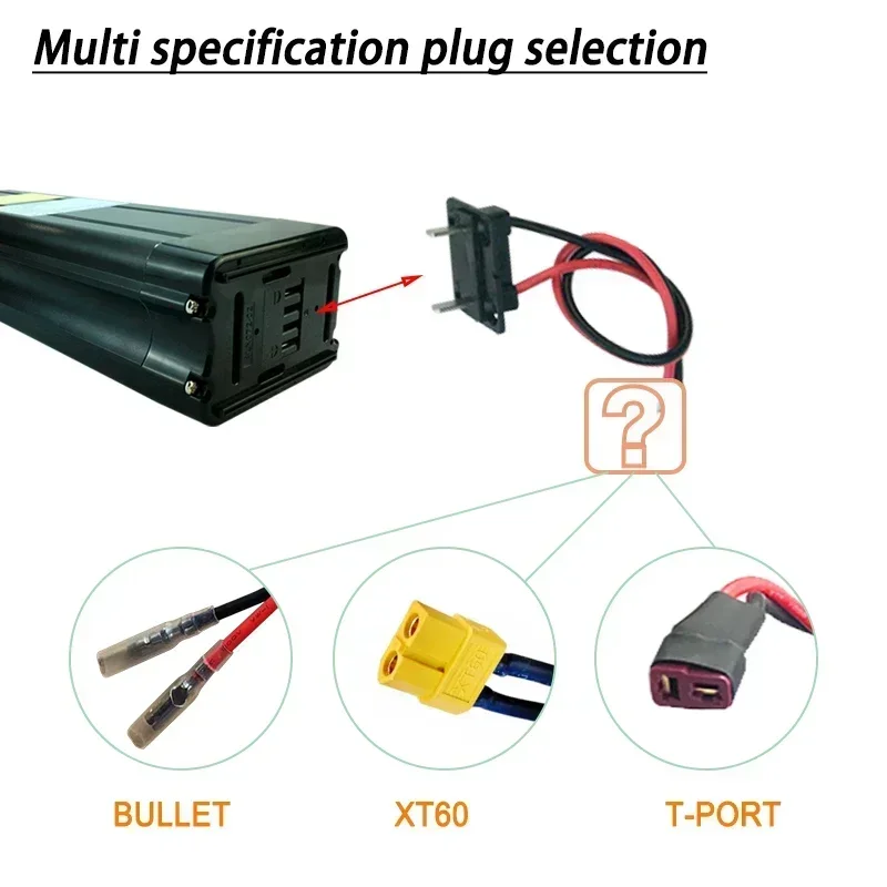 36V 30000mAH Rechargeable Lithium Battery Pack  for Silver Fish 30Ah ,with Aluminum Case Anti-theft Lock