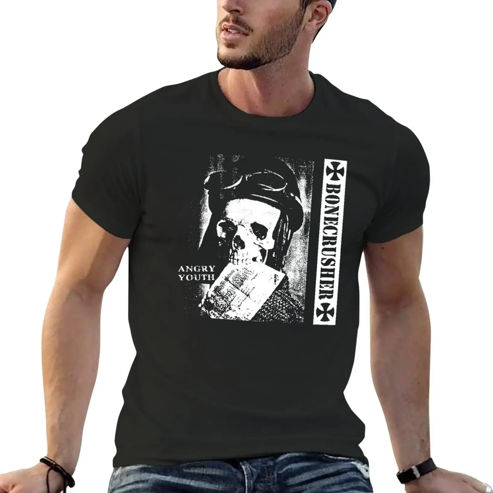 Bonecrusher Angry Youth T-Shirt anime clothes customs design your own mens clothing