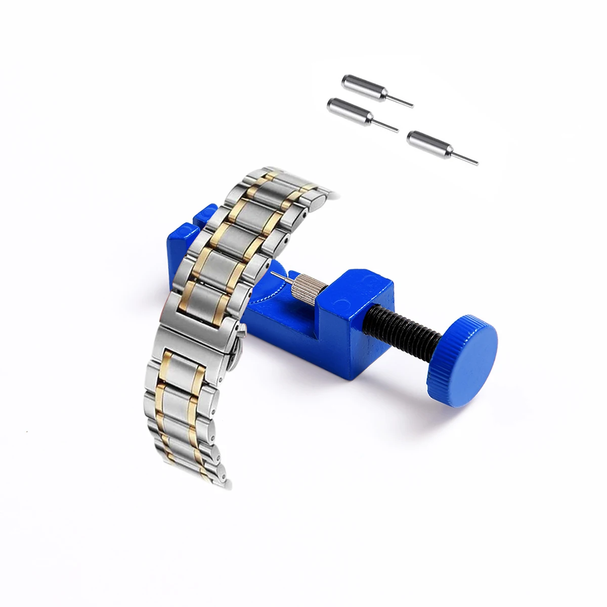 Blue Adjuster Metal Adjuster Disassembly Watch Chain Adjustment, Replacement Watch Strap Repair Tool