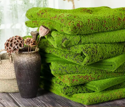 50X50cm Artificial Grass Rug Fake Moss Lawn Garden Landscape Turf Roll Festival Wedding Decoration  Mat Carpet