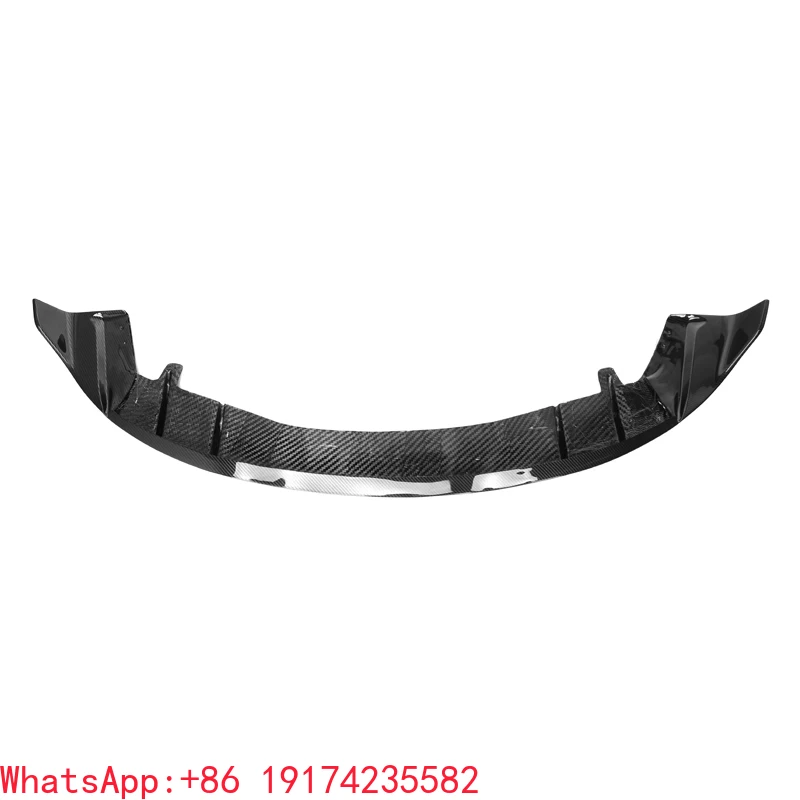 

Dry Carbon Fiber V Style Diffuser Trim Exterior Bumper Protect Cover for Model Y Glossy Black Bumper Diffuser