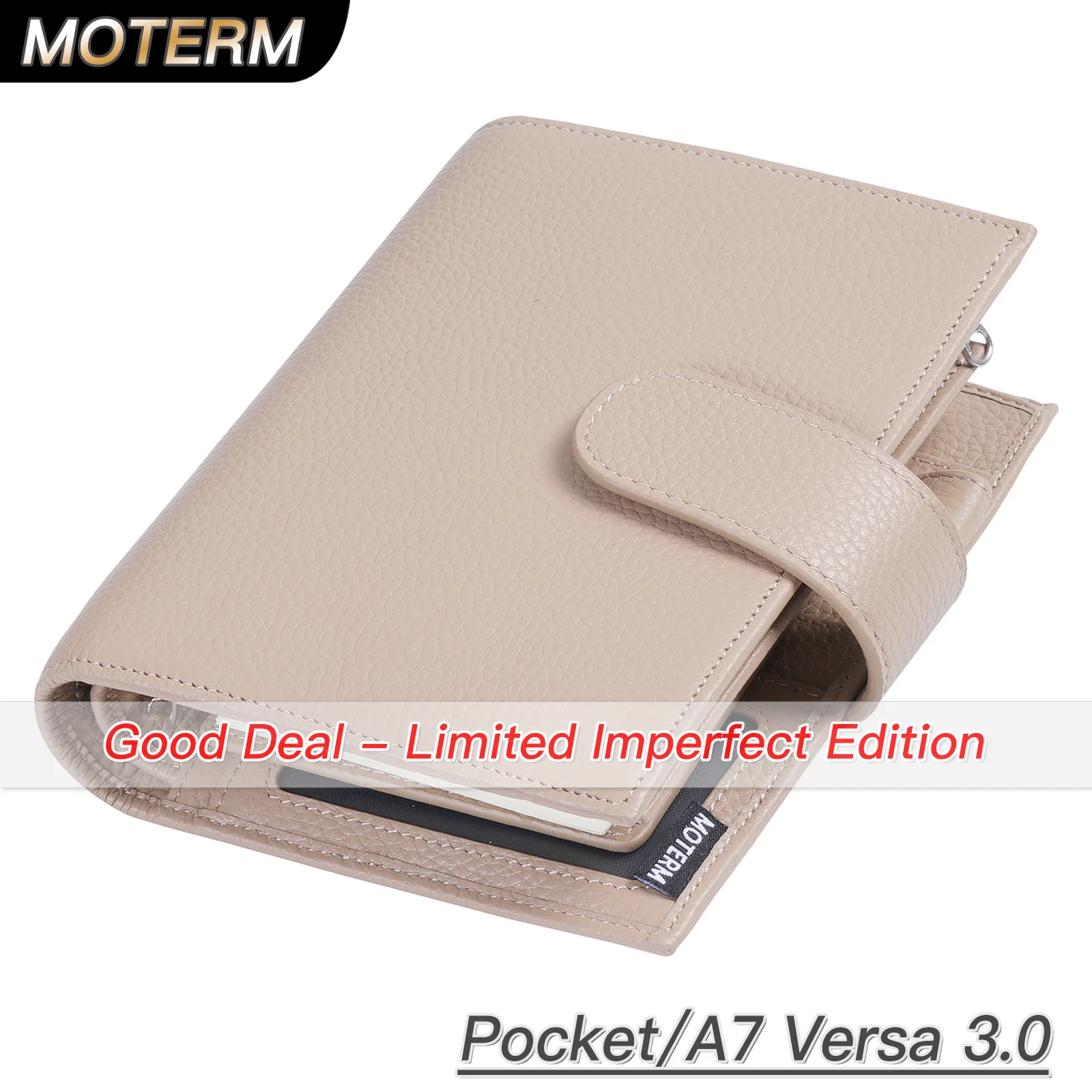 Limited Imperfect Moterm Pocket Versa 3.0 Organizer with 19 MM Rings Planner Wallet Multifunctional Agenda Diary Journal Notepad