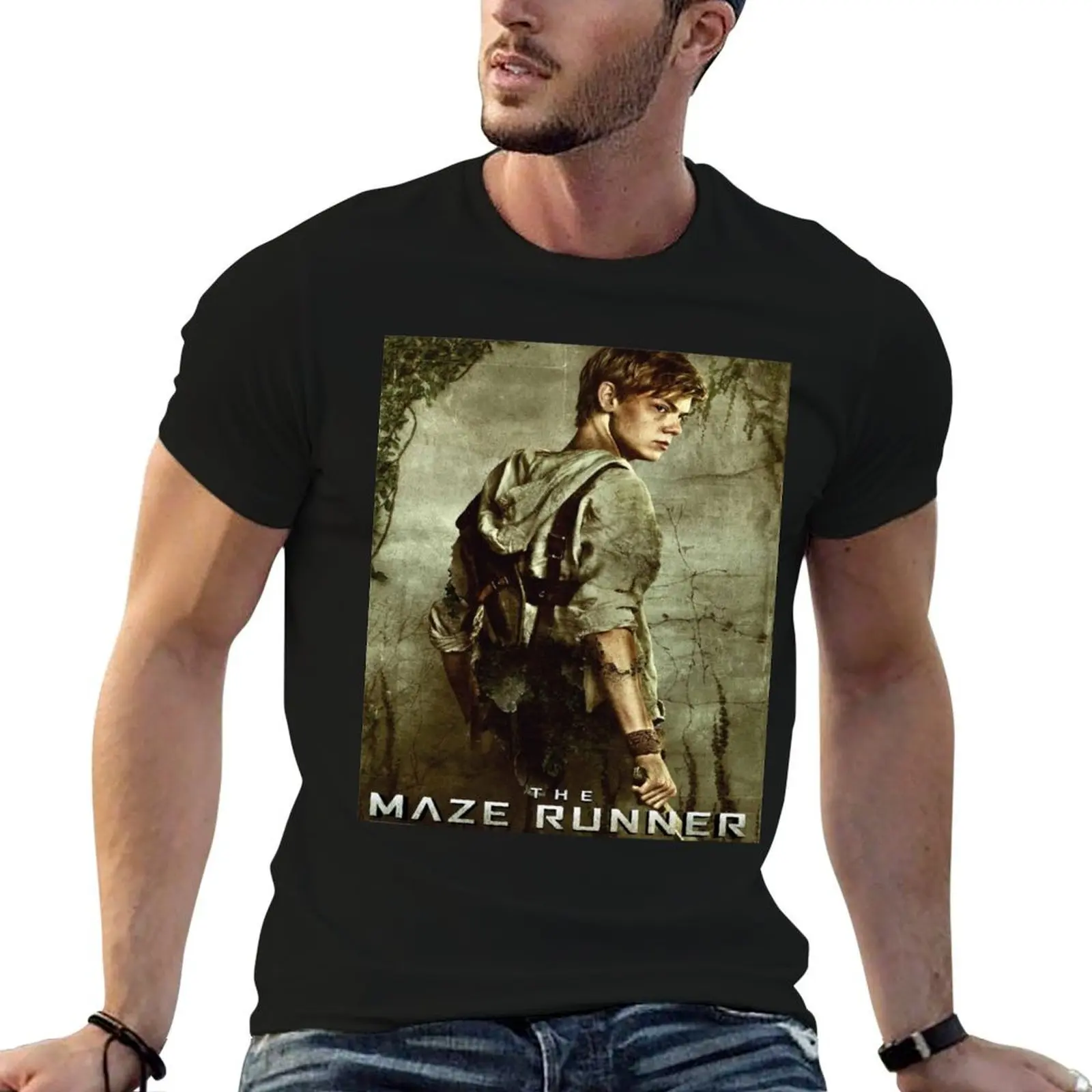 The Maze Runner - Newt Poster T-Shirt blue lock blue archive sweat shirts, men