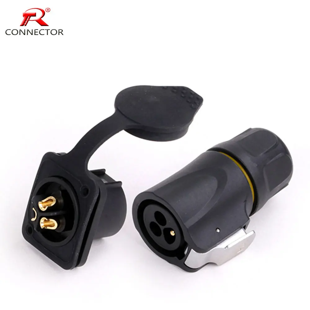 

1set Male & Female 3-Pin XLR Microphone Audio Cable Terminals High-Power Waterproof Fast-Plug Plug Connectors 15-50A IP67