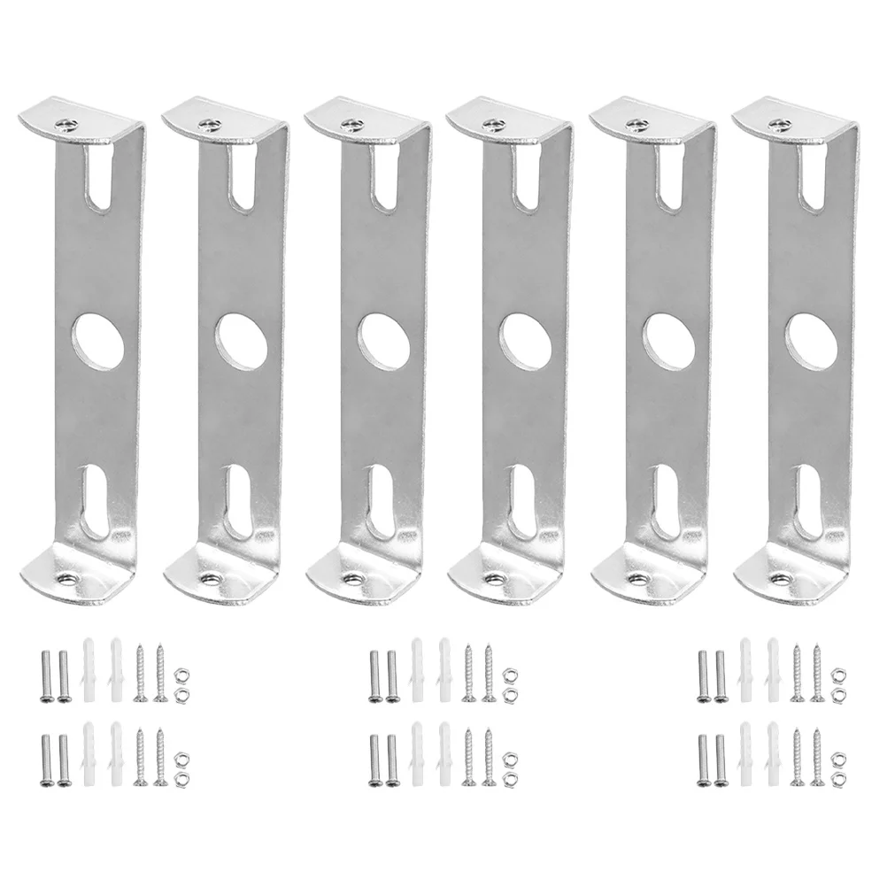 6 مجموعة تركيب المصابيح بين قوسين لتركيب السقف المعدني مع المسمار المكسرات العالمي مصباح تصاعد قوس السقف #5