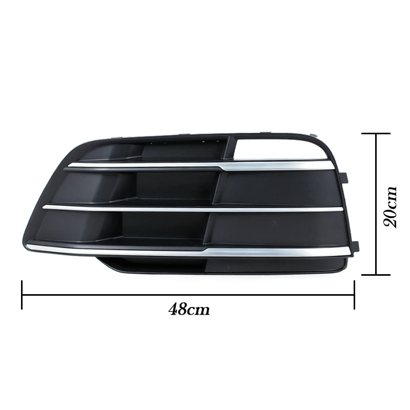 80D807679JRU6 80D807680JRU6 Car Front Bumper Fog Light Cover For Audi Q5 SQ5 Q5L Sline 2018-2022 Grille Fog Lamp Frame