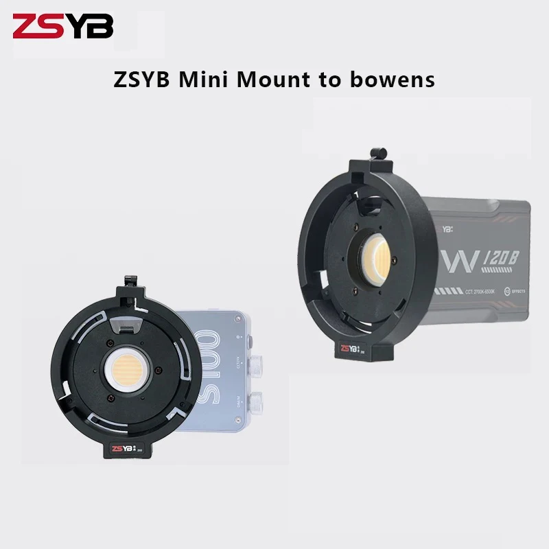 ZSYB Mini Mount to Standard Bowens Mount Adapter