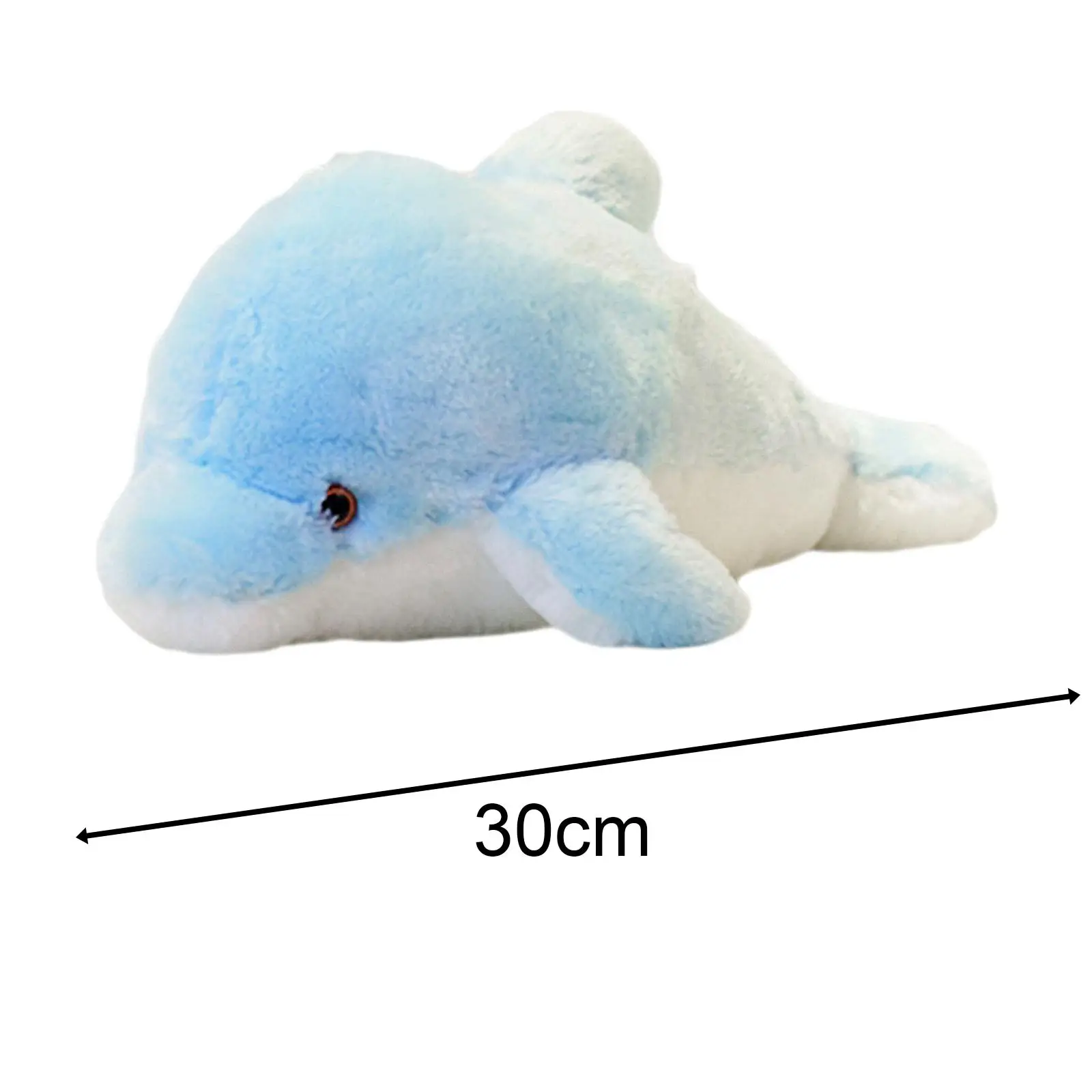 Light up Plush Toy Doll Pillow Dolphin Doll Portable Cute Sleeping Ornament