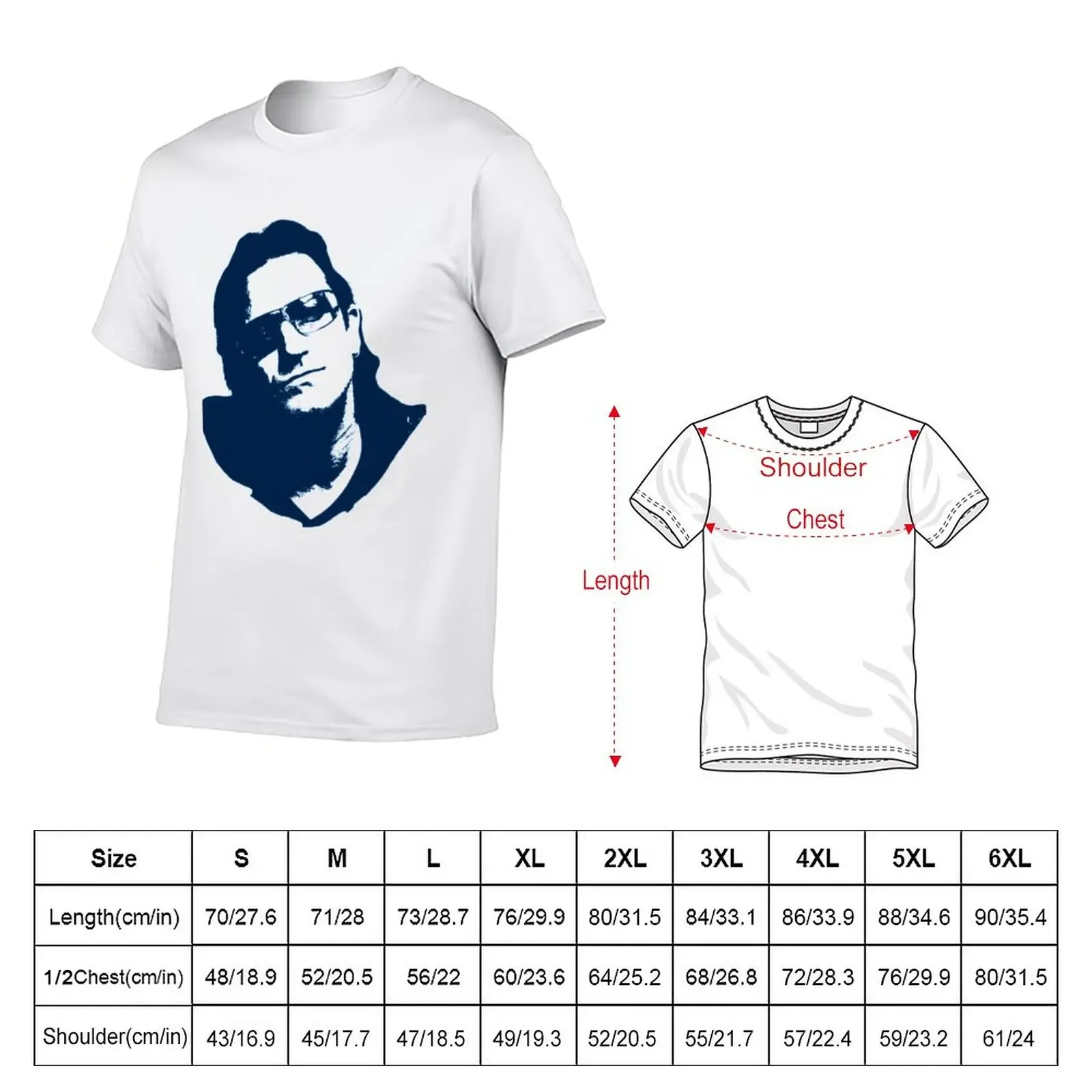 u2 bono T-Shirt aesthetic clothes customs oversized t shirt for men