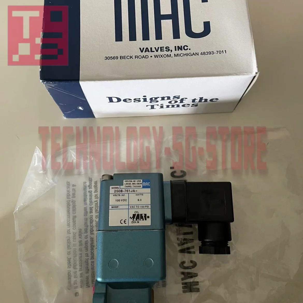 

solenoid valve new in box 250B-611JJ 250B-761JA 250B-781JA