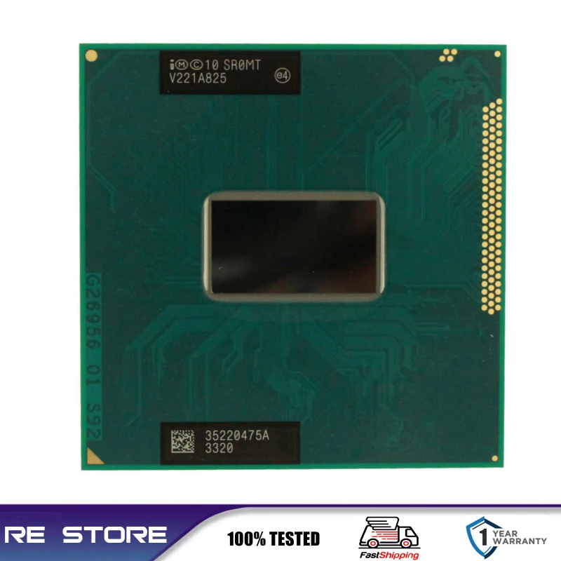 معالج دفتري Intel Core i7 ، ثنائي النواة ، 4 خيوط ، SR0MT ، من من Intel GHz