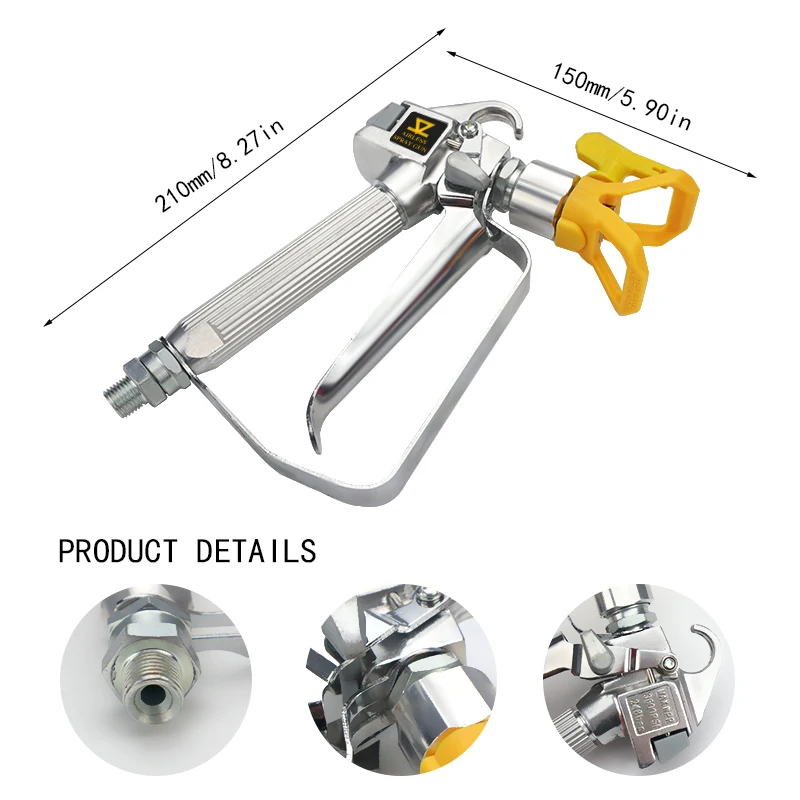 Imagem -02 - Pressão Airless Pistola de Pulverização Dicas e Tip Guard6 x Filtro Alta