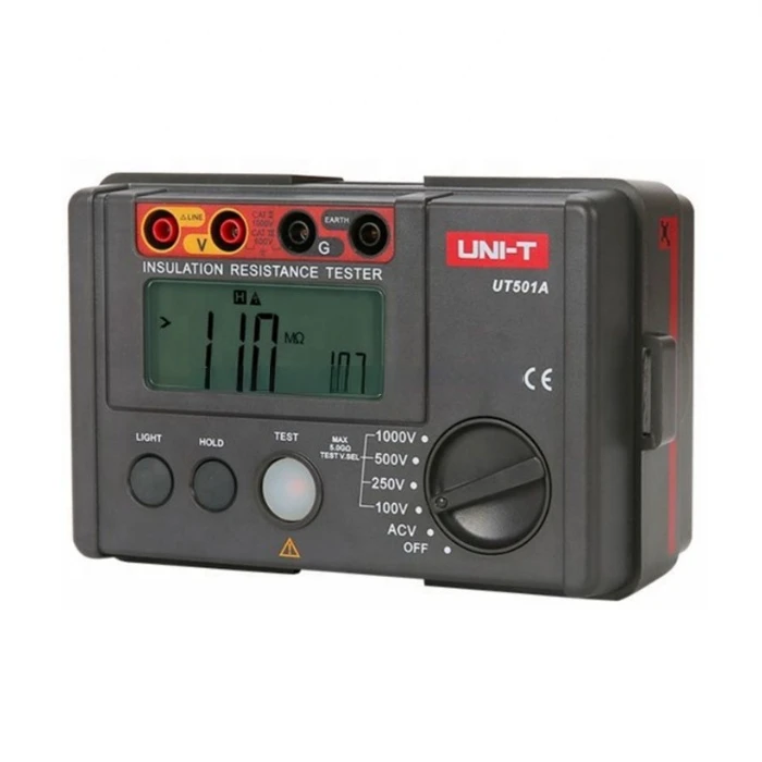 Factory UT501A Insulation Resistance Tester 100-1000V meter digital Resistance meter Megohmmeter 30~750V AC voltmeter