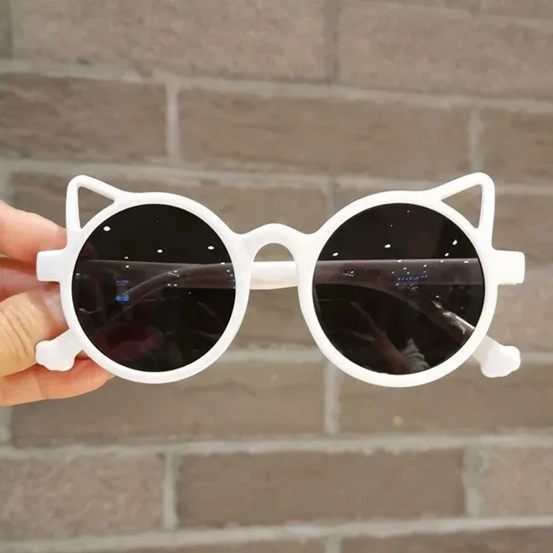 Mädchen Jungen Niedliche Tier Cartoon Ohren Sonnenbrille Outdoor Sonnenschutz Kinder Schöne Vintage Sonnenbrille Schutz Klassische Kinder – Detail 6