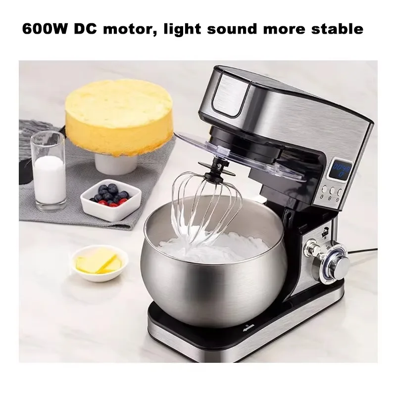 

Professional Kitchen Large Capacity Noodle Beater Heavy Duty Food Stand Blender Rotary Egg Beater