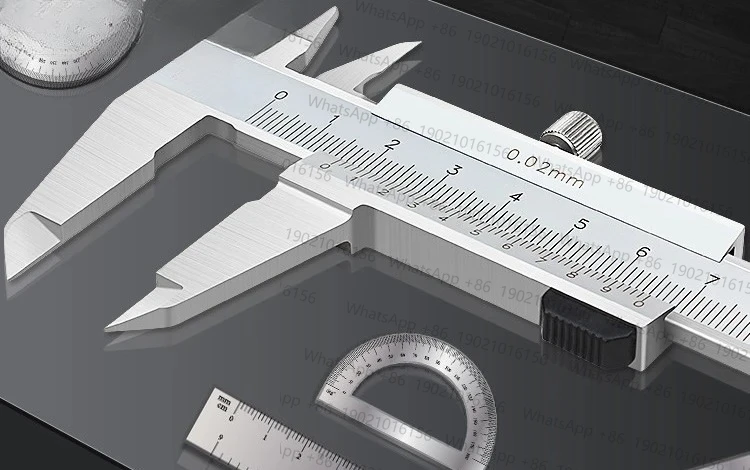 

High precision stainless steel vernier caliper, 0-150mm, oil mark line clamp, four use