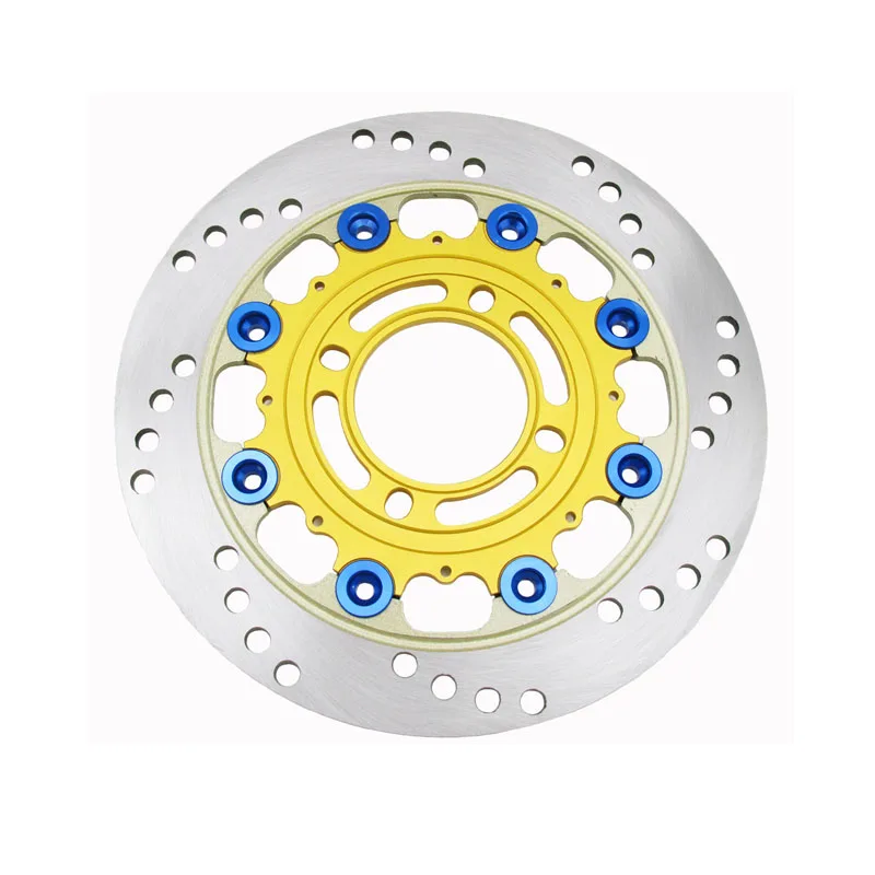 

Motorcycle Brake Disc 220mm 58mm Inner Diameter Aluminum Floating 4-Hole Fast Cooling Rotor Front Rear Brake Pads for Street Bik